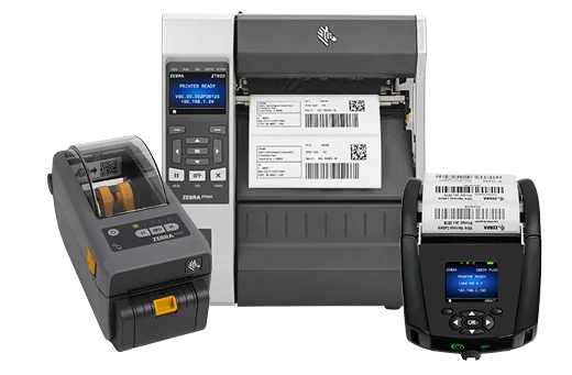 Zebra label and wristband printers